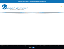 Tablet Screenshot of maggiolo-attrezzature.com